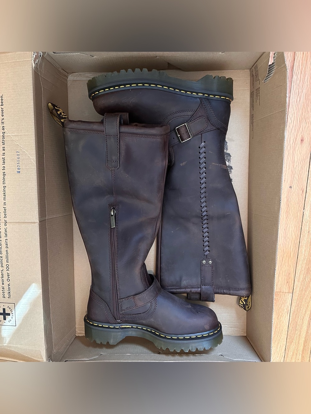 Free People Dr. Martens Anistone Knee-High Boots - Picture 9 of 16